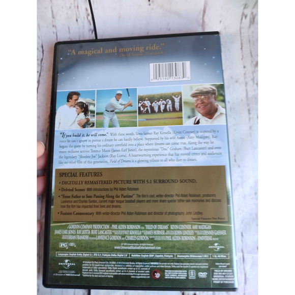 Field of Dreams DVD VERY GOOD - Picture 2 of 2
